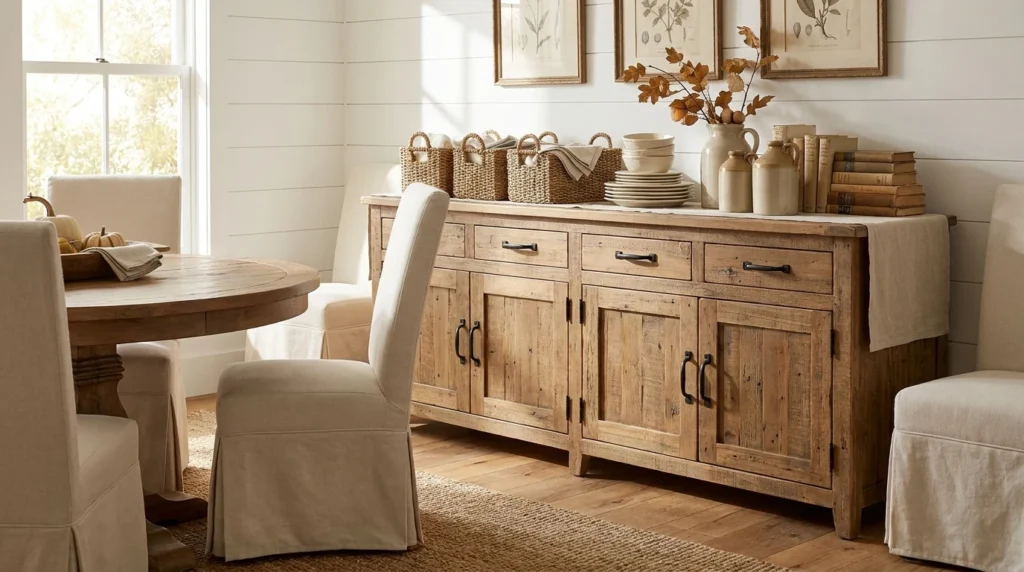 Farmhouse Sideboards That Make Storage Beautiful