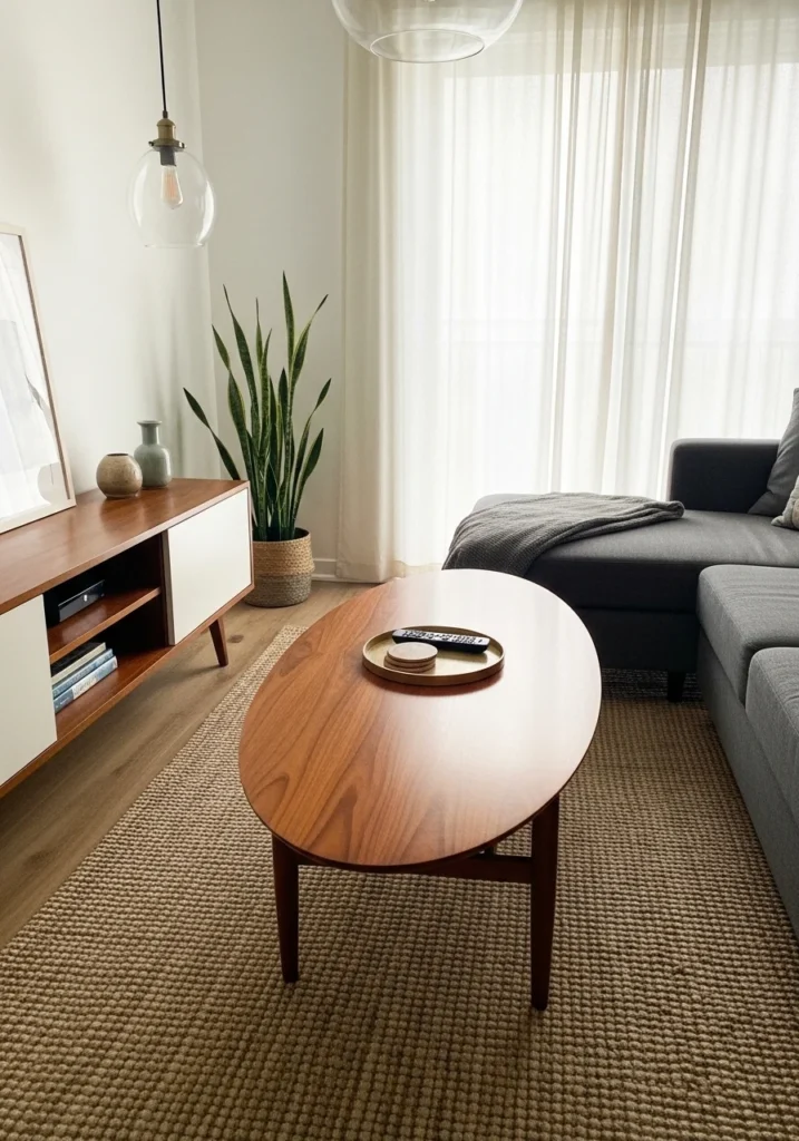 How Mid-Century Coffee Tables Transform a Living Room
