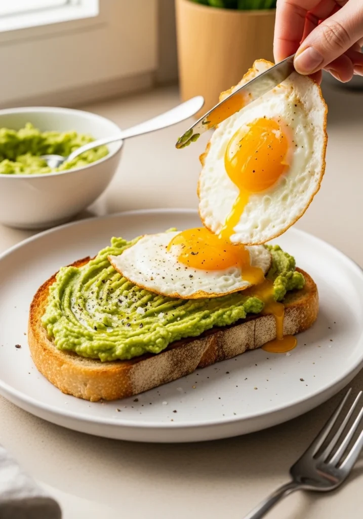 How to Make Avocado Egg Toast Step by Step
