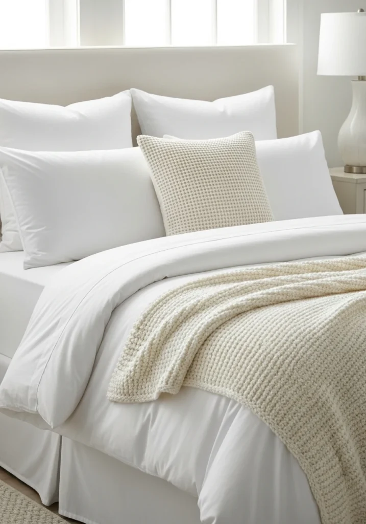 How to Style White Bedding for a Luxury Hotel Look