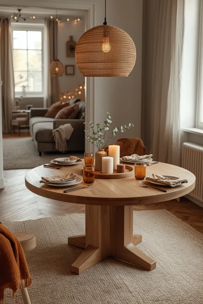 Styling Your Round Dining Table for Maximum Coziness