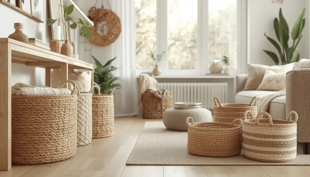 Woven Baskets for Stylish Home Organization