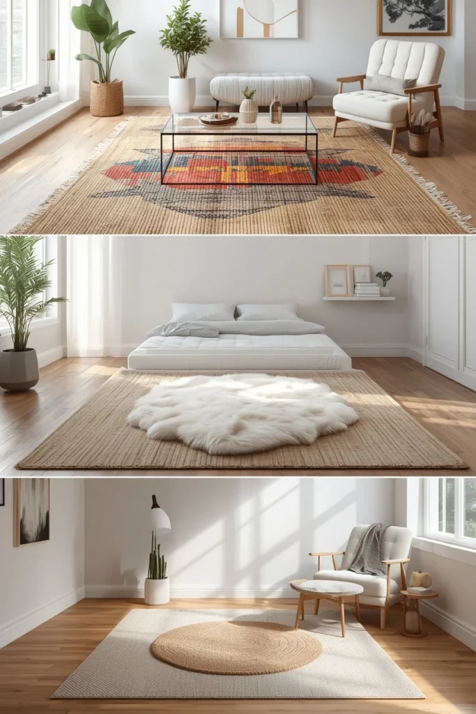 Best Rooms for Layered Textured Rugs